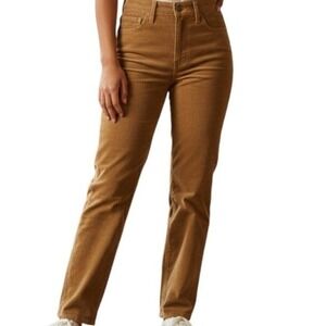 LEVI'S® 94™ Baggy‎ Corduroy Women's Pants Size 24 Camel Tan NWT